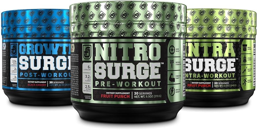 Nitrosurge Pre Workout, Intrasurge Intra