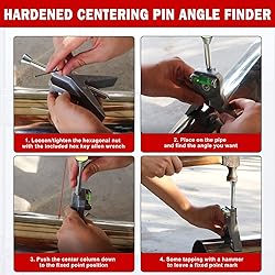 Pipe Center Finder, Pipefitter Tools w/Centering