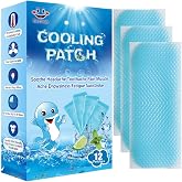 EASYEAH Cooling Patches for Fever Discomfort &amp; Pain Relief, Pack of 12 | Cooling Relief Fever Reducer, Soothe Headache Pain, Migraine Relief, Fever Patches for Adults &amp; Kids