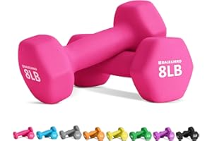 Balelinko Home Gym Equipment Workouts Strength Training Weight Loss Pilates Weights Yoga Sets Weights for Women, Men, Seniors and Youth
