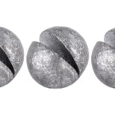 Dr.Fish 100pk Round Split Shot Weights Clip On Fishing Sinkers | 1/480oz-1/2oz Split Shot Fishing Sinker Line Weights for Freshwater Saltwater Fly Fishing