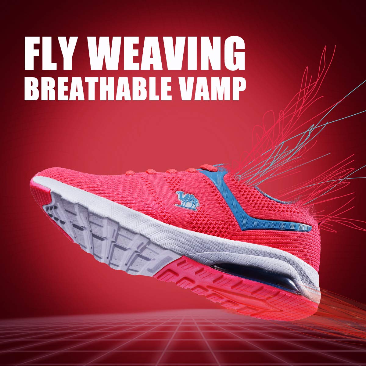 Camel Athletic Shoes Women Trail Running Breathable Lightweight Sports Shoes Walking Gym Training