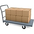 BISupply Flat Dolly Cart with Wheels Heavy Duty 36 x 72 Inch Cart - 2000lb Capacity Flatbed Hand Truck