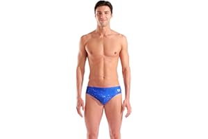 Arena Men's Performance Ribbed Swim Brief Sports Swimwear Training Bathing Suit