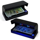 Better Office Products Counterfeit Money Detector Machine, Portable Money Checker Machine with UV Light Money UV, Counterfeit Bill Detectors for All Currencies, IDs, Cards, Rechargeable