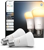 Amazon.com: Philips Hue Smart LED A19 Bulb, White Ambiance, E26