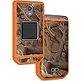 Case for CAT S22 Flip Phone, Nakedcellphone [Hunter Camouflage] Slim Hard Shell Protector Cover - Orange Camo
