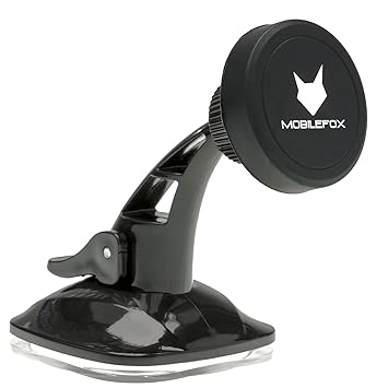 mobilefox® 360° Magnet Auto KFZ Handy Halterung Halter Armaturenbrett Windschutzscheibe für Apple iPhone/Xs/Xr/Max/X/8/7/7 Pl