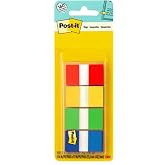 Post-it Flags Page Flags in Portable Dispenser, Assorted Primary, 160 Flags/Dispenser