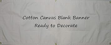 Amazon Com Canvas Banner Blank 60 X108 Paintable 10oz Natural