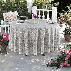 Ridhi Round Tablecloth - Hand Block Print