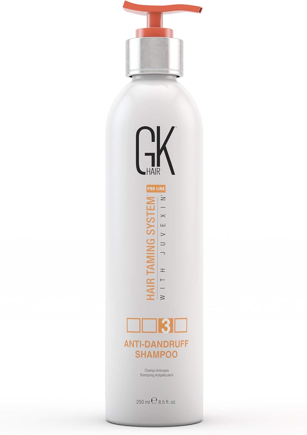 GK HAIR Global Keratin Anti Dandruff Shampoo (8.5 Fl Oz/250ml)