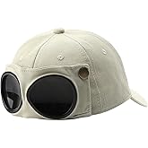 Unisex Aviator Hat Summer Glasses Peaked Cap Sunglasses Baseball Cap Beach Travel Hip Hop Hat for Women Men