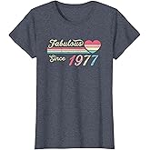 Vintage Fabulous Since 1977 Birthday T-Shirt