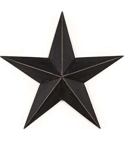 JoyEvy 24.5 Red Large Barn Star Wall Decor-Americana