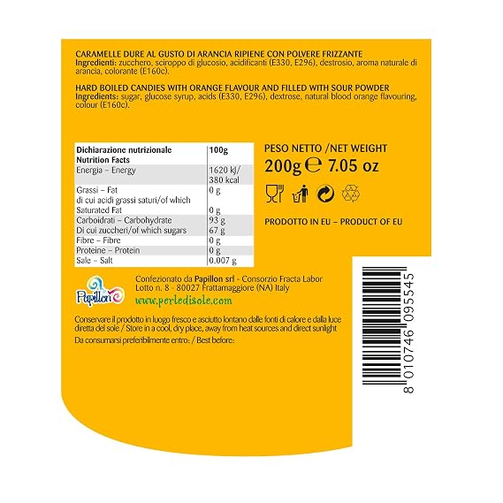 Perle Di Sole Amalfi Orange Drops 705 Oz 200 G 6 Count #vixpaulahermanny #com #promo #code Perle Di Sole Amalfi Orange Drops 705 Oz 200 G 6 Count