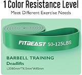 FitBeast Green Pull Up Band 50-125 lbs Resistance Band CrossFit Calisthenics view 2