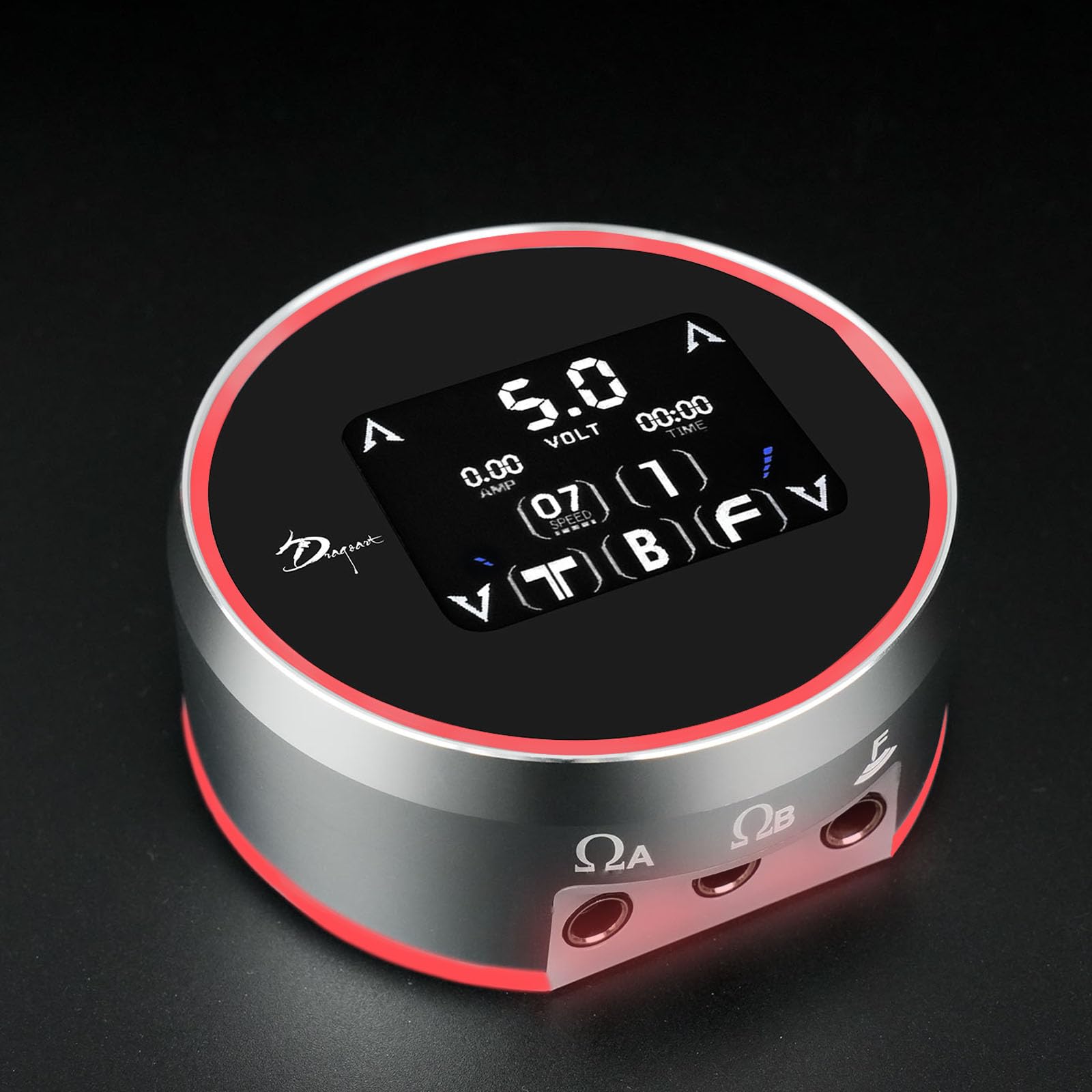 Photo 1 of * Missing cord*Dragoart Aurora 3 Tattoo Power Supply 0-16V for Tattoo Gun Tattoo Machine, Dot-Work 3 Preset Voltages Dual Output Touch Screen Color Varies by Voltage, Professional Tattoo Power Supply Box(Silver)