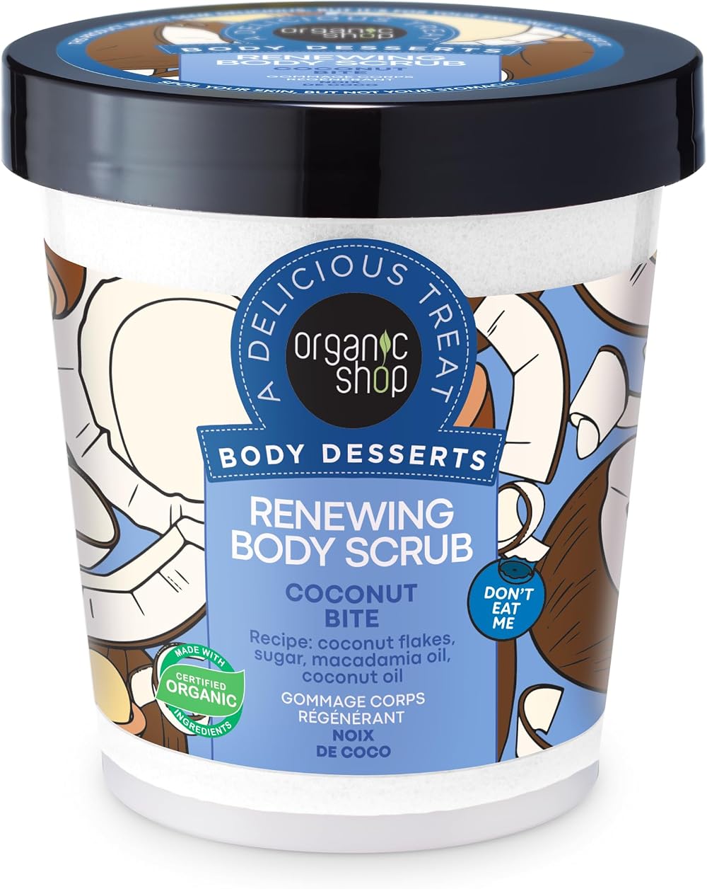 Organic Shop Renewing Body Scrub Coconut Bite 450 ml
