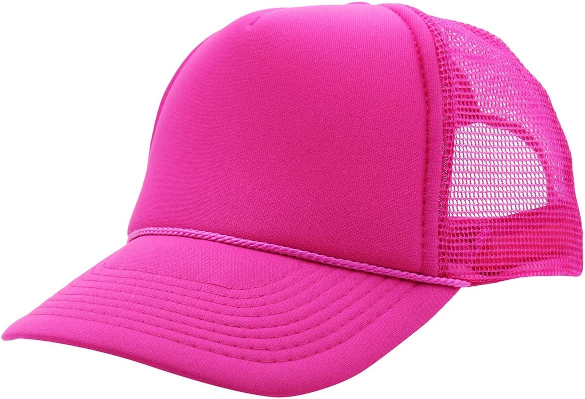 Quality Merchandise Premium Trucker Cap Modern Summer Urban Style Cap - Adjustable Snapback - Unisex Design - Mesh Back