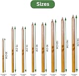 Homatz 10 Pack Wooden Garden Stakes 1.5m 5ft 32mm Thick Pressure Treated view 2
