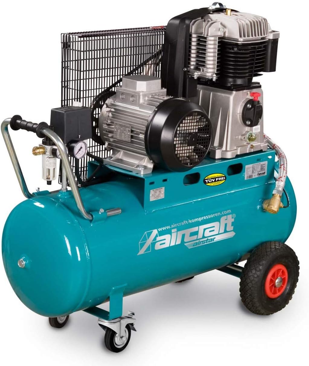Airstar 853/100 Mobile Aircraft Reciprocating Compressor Item No. 2009831 with Compressed Air Set