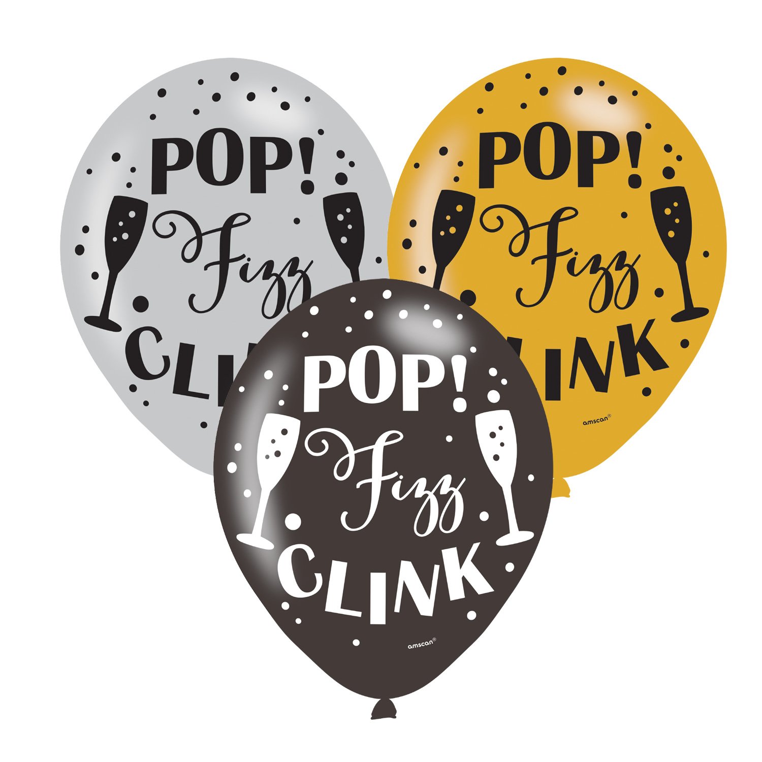 BALLOON:6pk 11in PopFizz