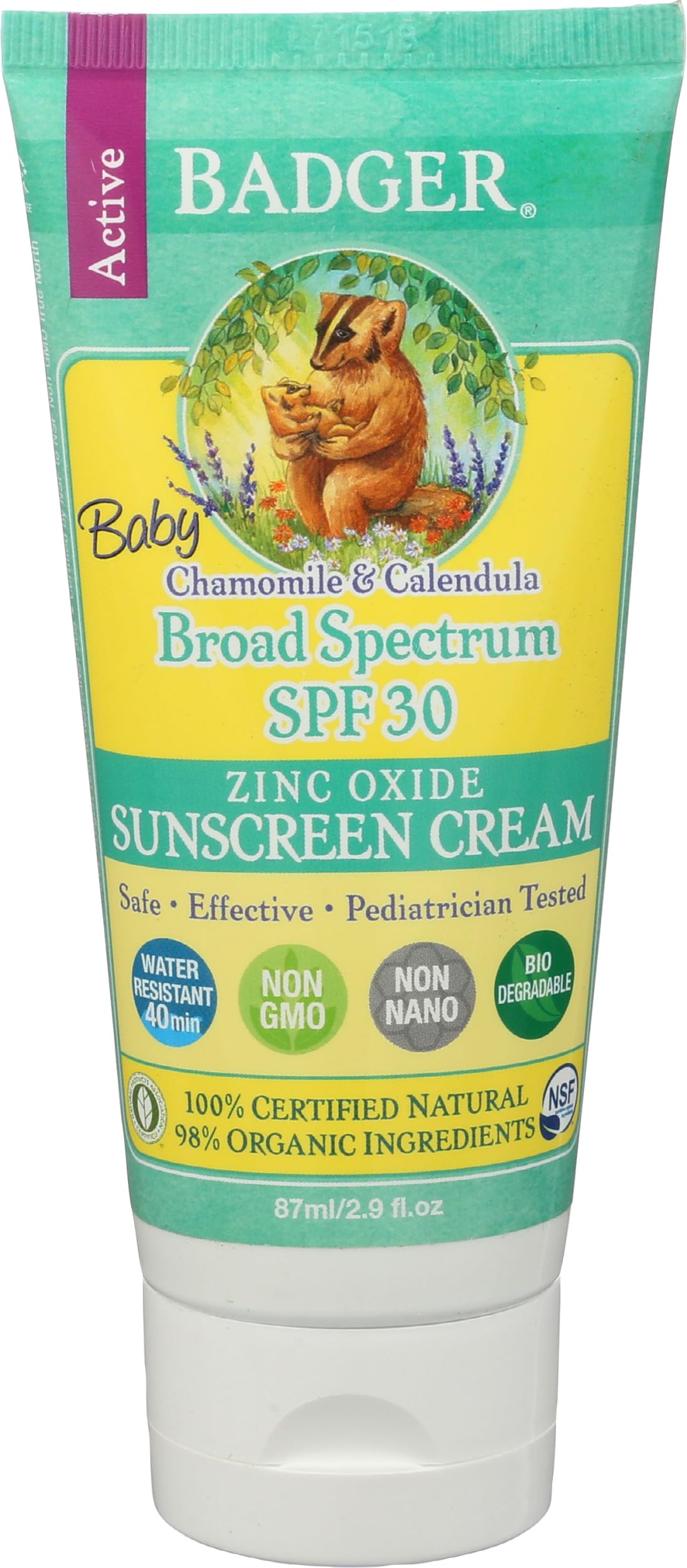 Badger | Sunscreen Baby SP30 | 1 x 87ml