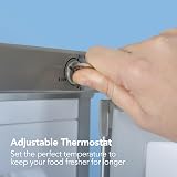 Igenix IG355X Freestanding Under Counter Freezer 91 Litre 55 cm Inox view 6