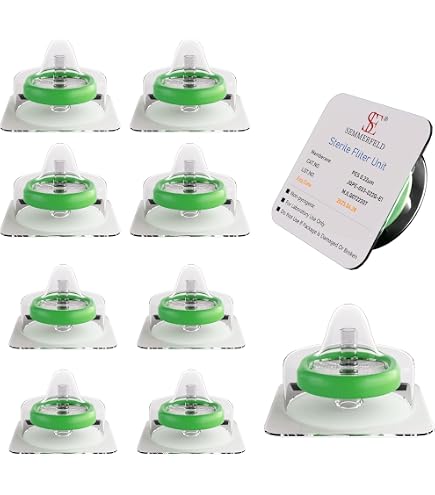 Bioemd Lot De 10 Filtres Seringue Hydrophiles PTFE 25 Mm - 0,22 µm - Idéal HPLC Et Solvants Agressifs