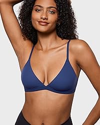 INLYRIC Women's Inbarely Triangle Bralette Plunge