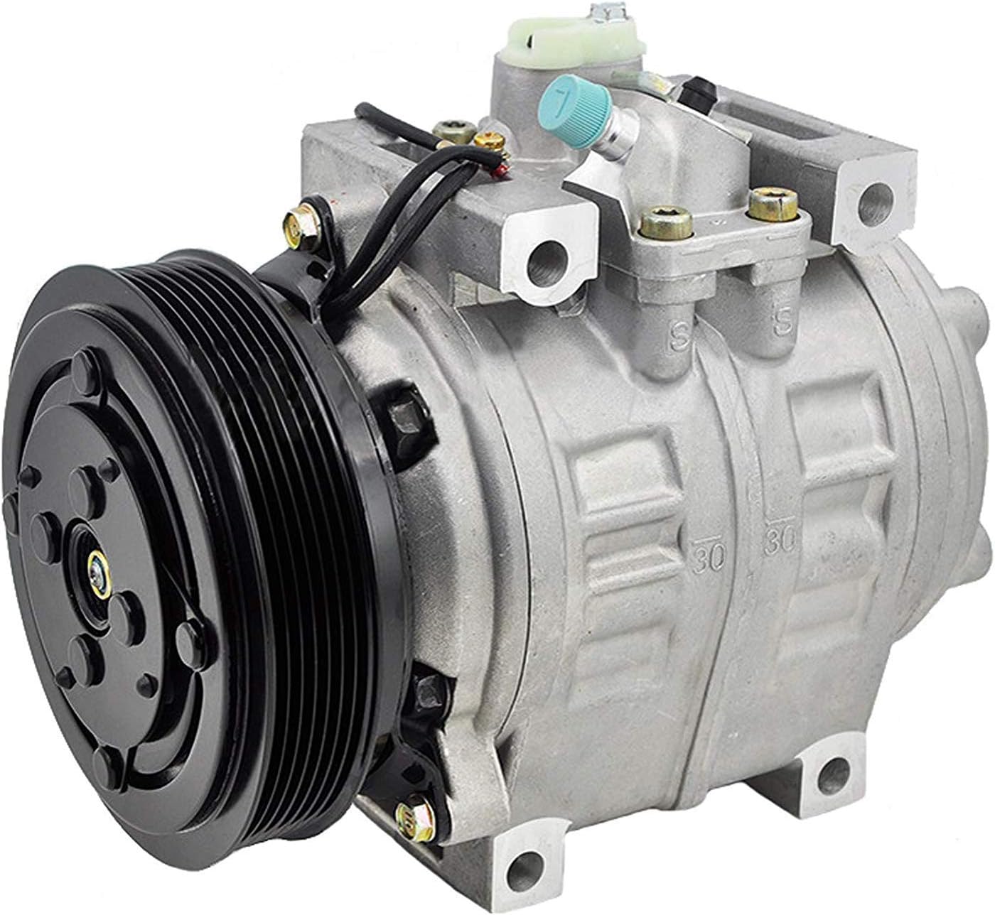 SINOCMP 88320-36560 88310-36212 Air Conditioning Compressor 2PK A/C Compressor Clutch Assy for Toyota Coaster Bus 24V, 3 Month Warranty