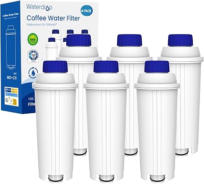 Waterdrop Filter Replacement for De'Longhi Water Filter DLSC002 ECAM Magnifica