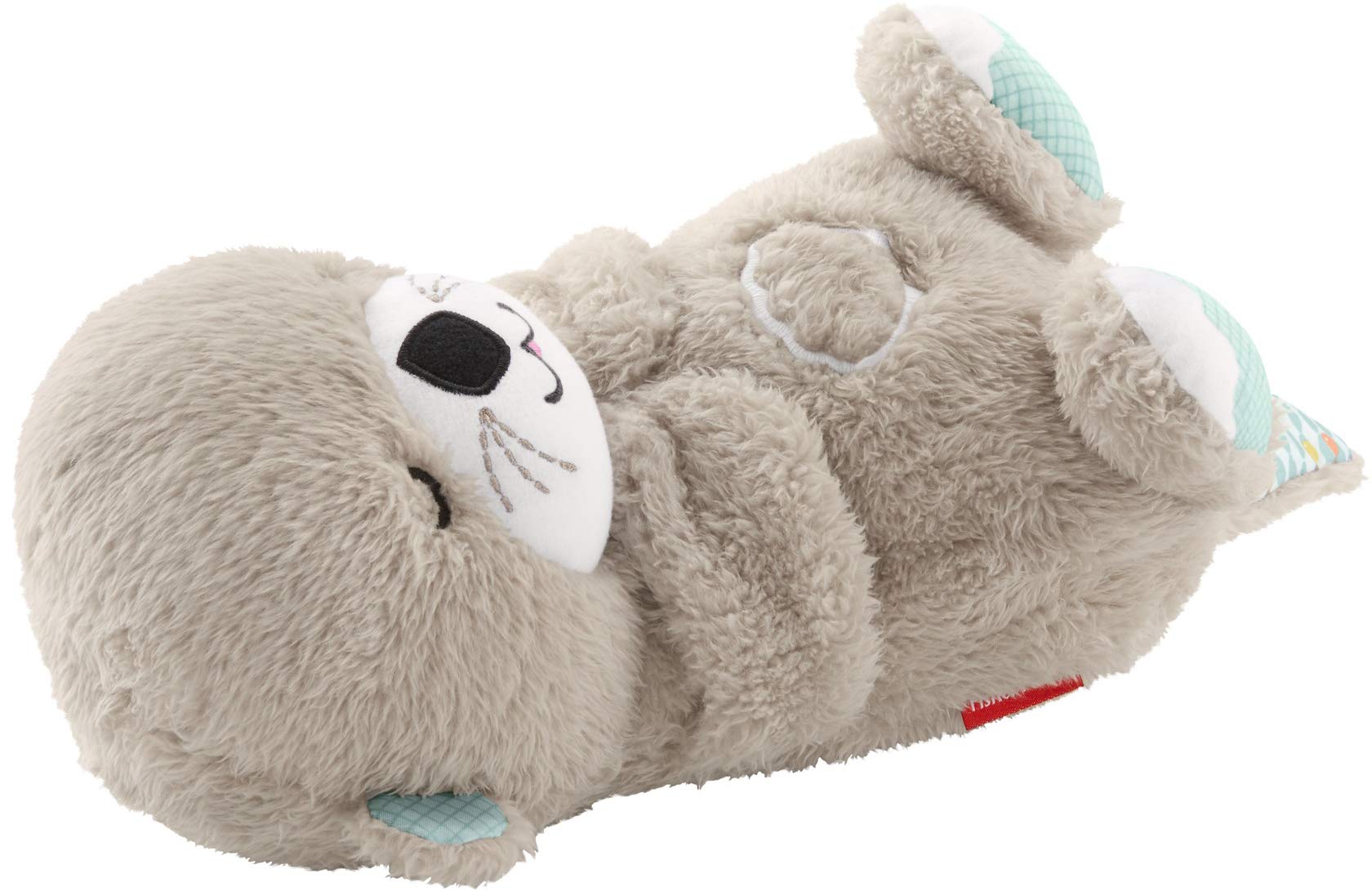 Fisher-Price Soothe 'n Snuggle Otter, Portable Plush Soother with Music, Sounds, Lights and Breathing Motion