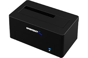 Sabrent USB 3.1 to SATA External Hard Drive Docking Station for 2.5 or 3.5in HDD, SSD [Includes Both Type C and Type A Cables