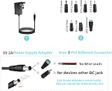 YJLX 5V 2A Universal Power Supply Adapter 7 Tips DC Plugs LED Strip TV Box view 3