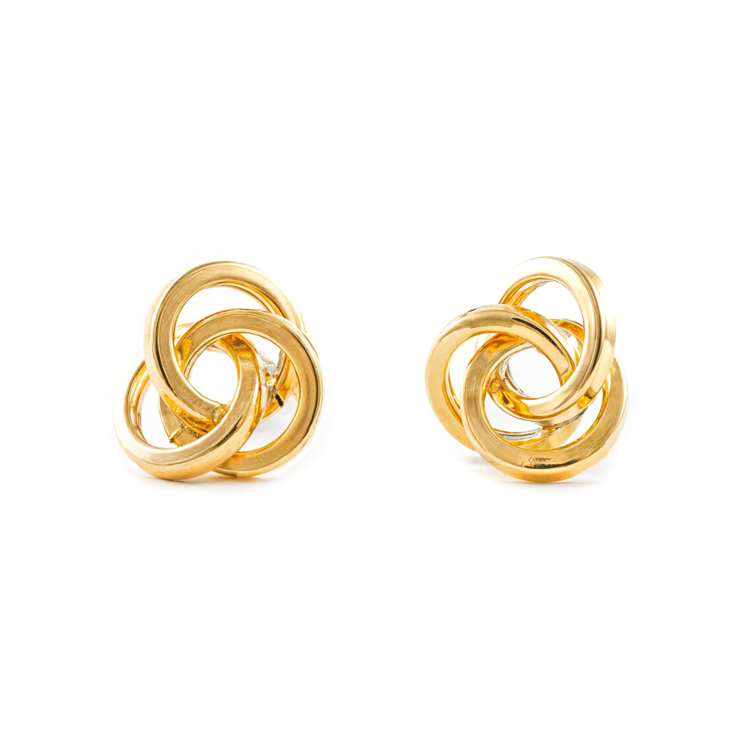 18ct Yellow Gold round Earrings