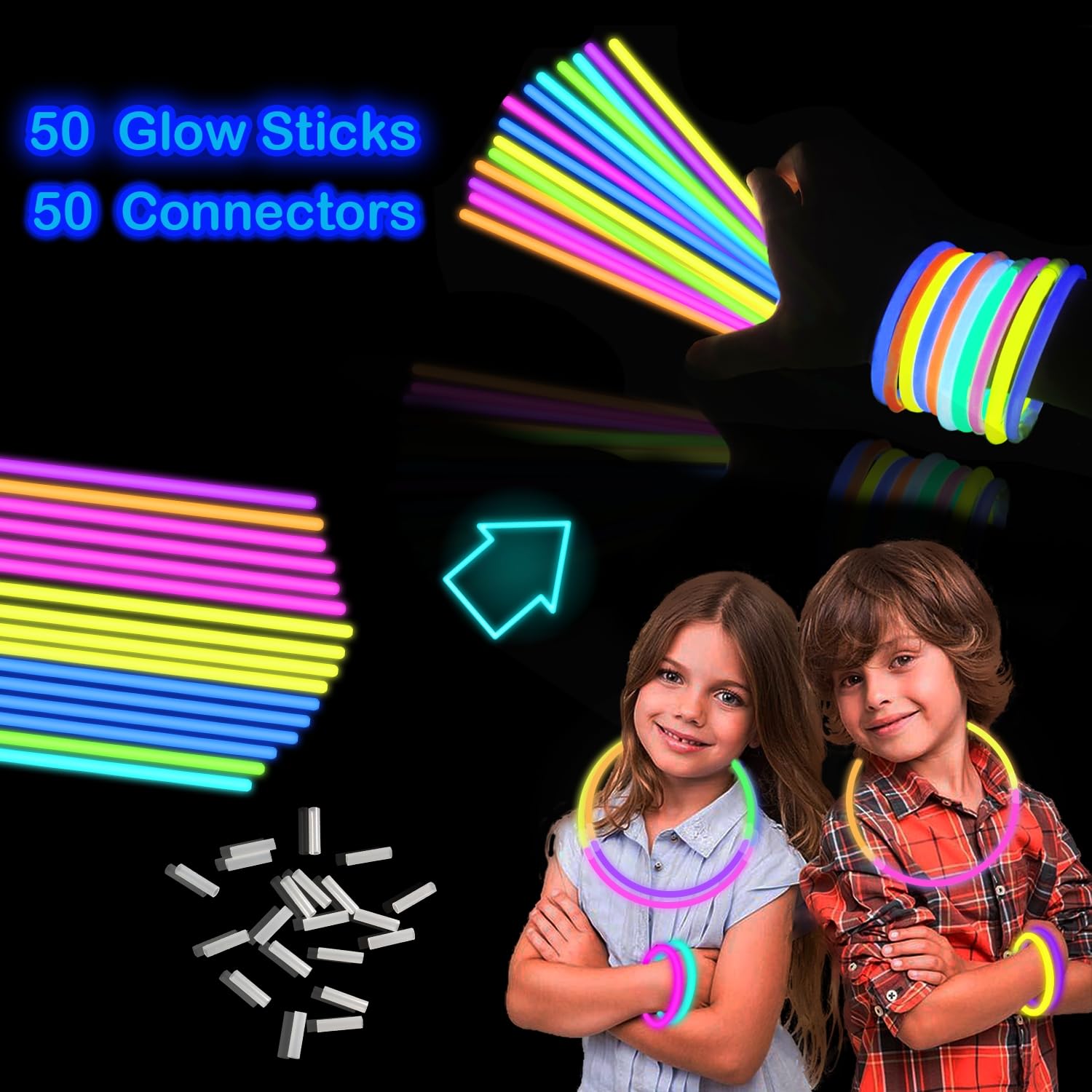 Glow Sticks Party Pack 8