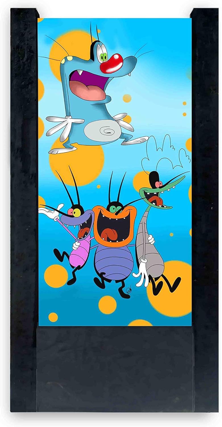 Lampe De Table Oggy Noire Oggy Et Les Cafards Amazon Fr Luminaires Et Eclairage