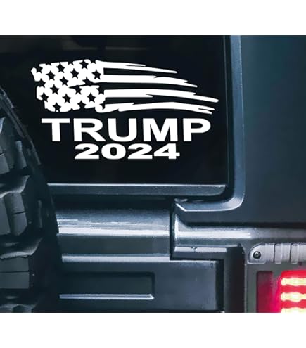 SVGDHZK 50 Pack Donald Trump 2024 Stickers, Bumper Sticker, Trump Decal For Laptop