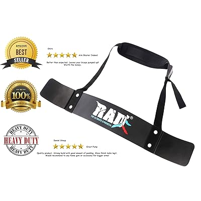 RAD Heavy Duty Arm Blaster for Biceps &amp; Triceps Bicep Curl Support Strength Training Arm Machines Arm Curl Blaster for Weight Lifting
