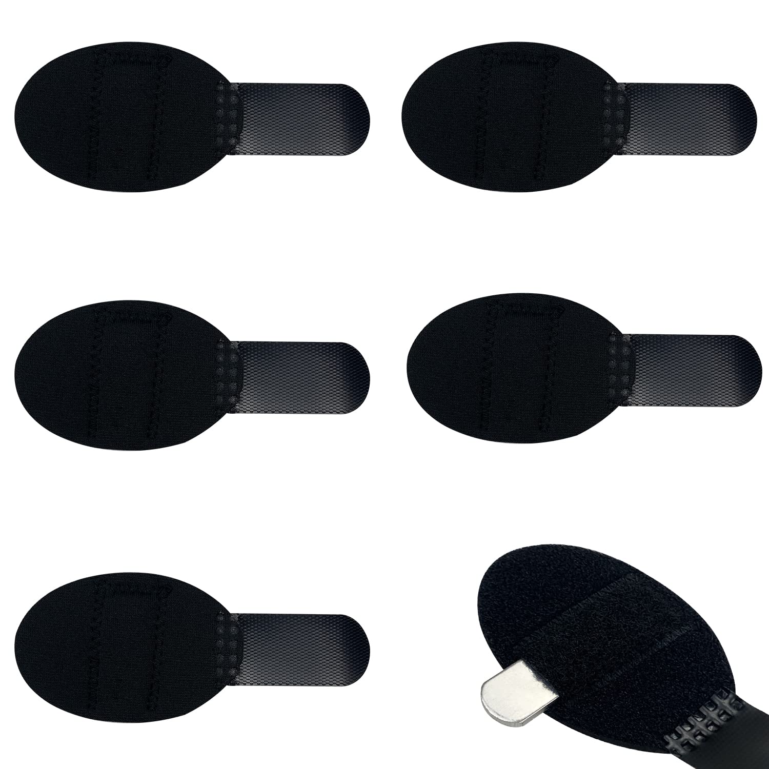 Lechengjia 5pcs Finger Splints Finger Corrector for Joint Dislocation, Sprain and Postoperative Fixation of Bone Joints with Splints, Black Finger Protectors