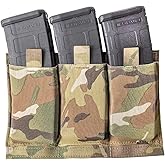 Elastic Triple Rifle 5.56 Magazine Pouch