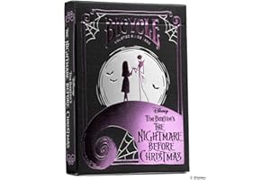 Bicycle Disney Nightmare Before Christmas Playing Cards - 1 Deck, Air Cushion Finish, Professional, Superb Handling & Durabil
