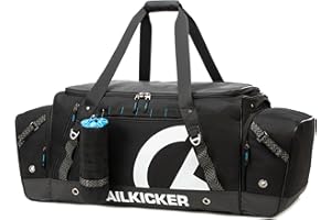 TRAILKICKER Premium Extra Large Ice Hockey Duffle Bag, Durable Sports Equipment Bag with Multiple Pockets, Perfect for Sports