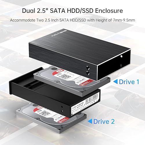 ACASIS Bay Raid Inch SATA I/II/III HDD SSD