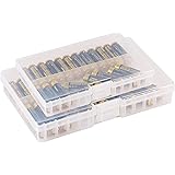 Whizzotech AA and AAA Battery Storage Case Holder Organizer Box Hold 48 AA and AAA (48 AA + 48 AAA)