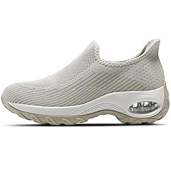 STQ Womens Slip On Sneakers Arch Support Tennis