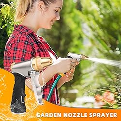 Garden Hose Nozzle,Heavy Duty Metal High Pressure