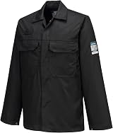 Portwest Bizweld FR Welding Jacket BIZ2 Black XL Flame Resistant Coat view 3